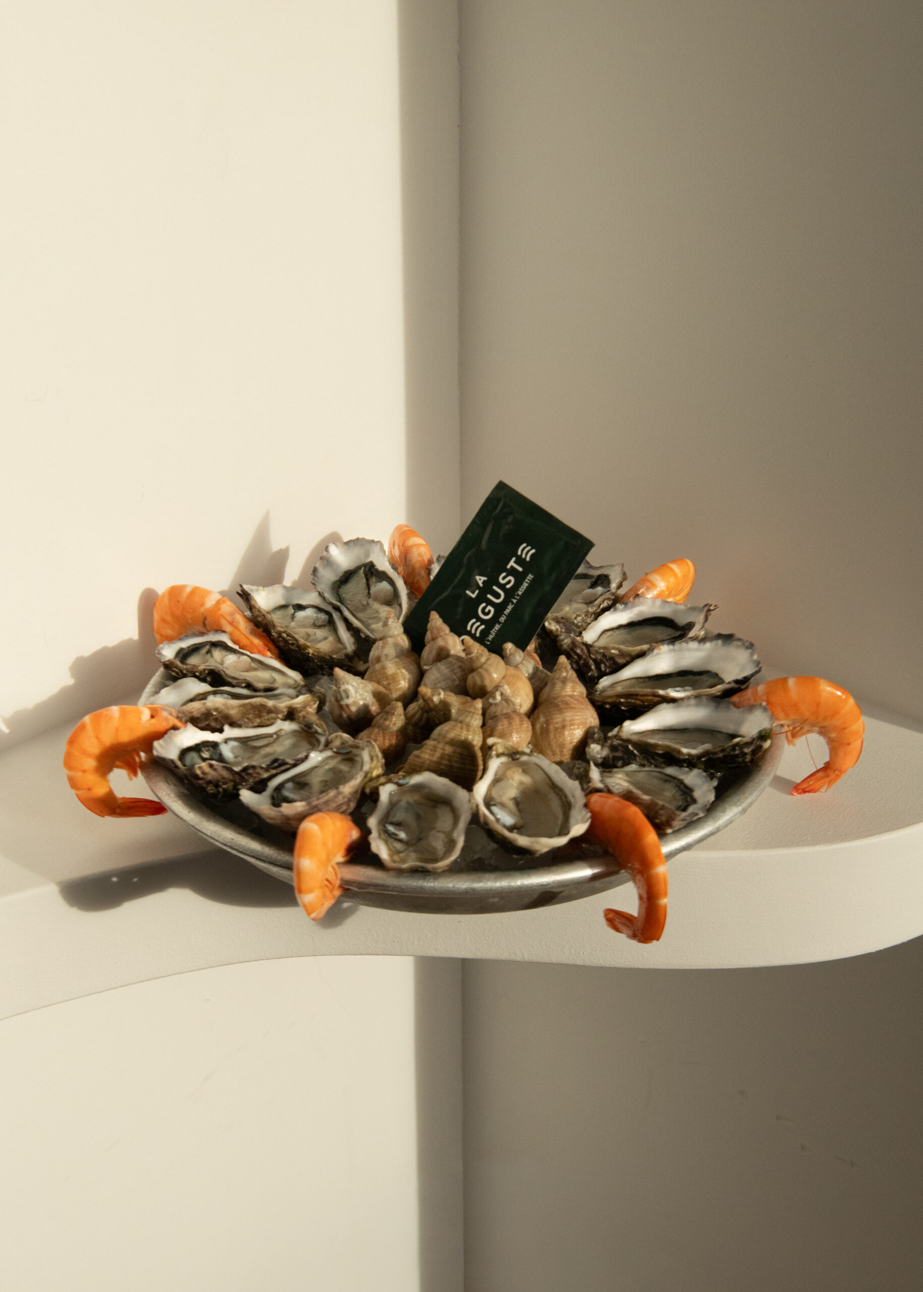 plateau huitres et fruits de mer pour Noel